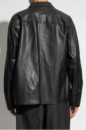 Emporio Armani Leather Shirt