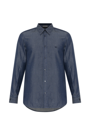 Camisa con logo bordado