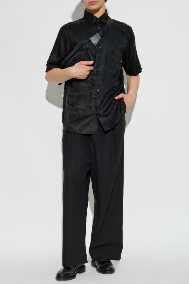 Emporio Armani Wzorzysta koszula