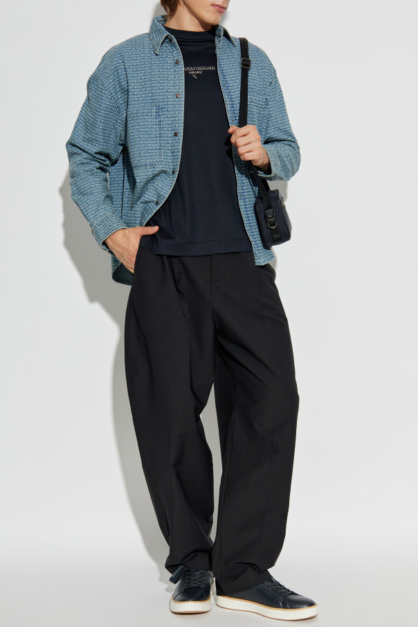 Emporio Armani Hemd mit Monogramm