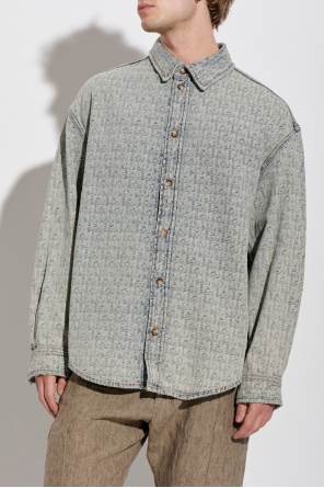Emporio Armani Denim shirt with 'vintage' effect