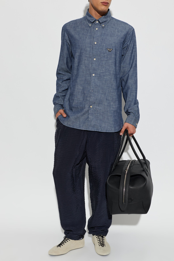 Emporio Armani Shirt with embroidered logo