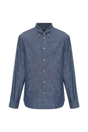 Camisa con logo bordado