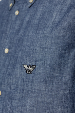 Emporio Armani Shirt with embroidered logo