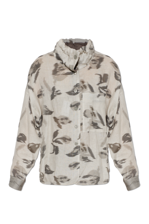 Linen shirt with pocket