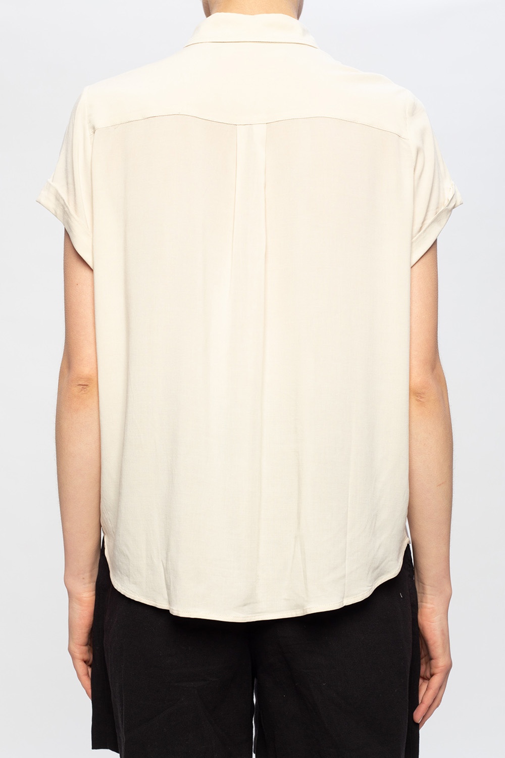 Samsøe Samsøe ‘Majan’ Lapin shirt with short sleeves