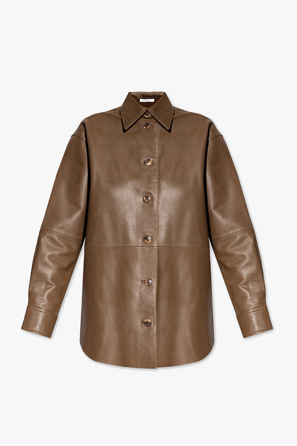 Samsøe Samsøe ‘Keyla’ leather shirt