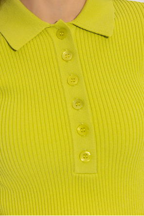 Samsøe Samsøe ‘Ashli’ ribbed rn-print polo shirt