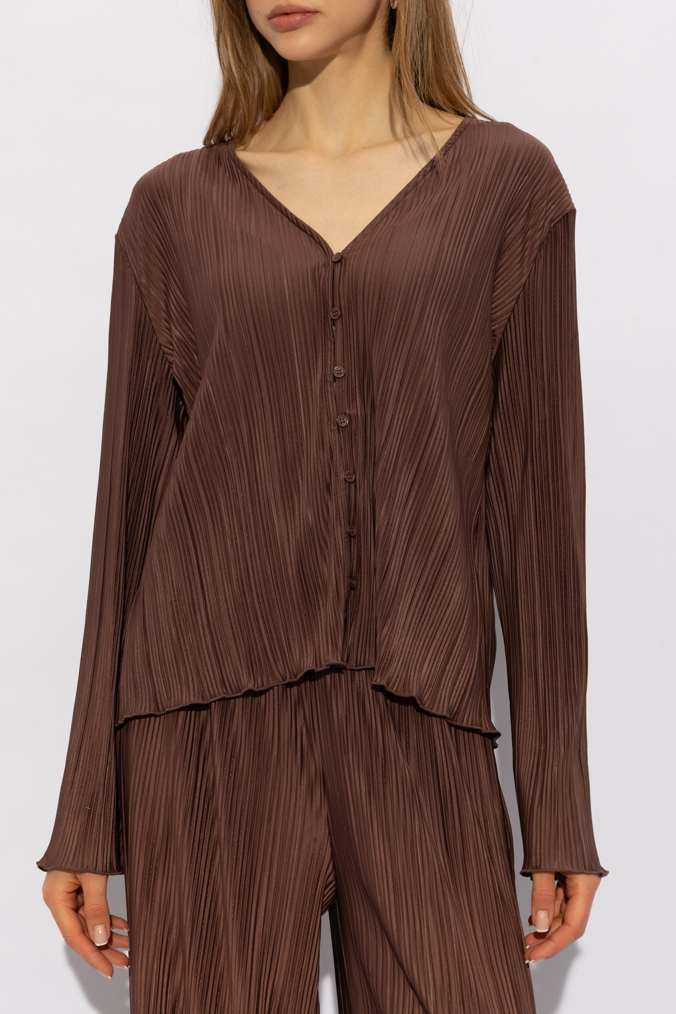 Samsøe Samsøe ‘Sauma’ pleated shirt