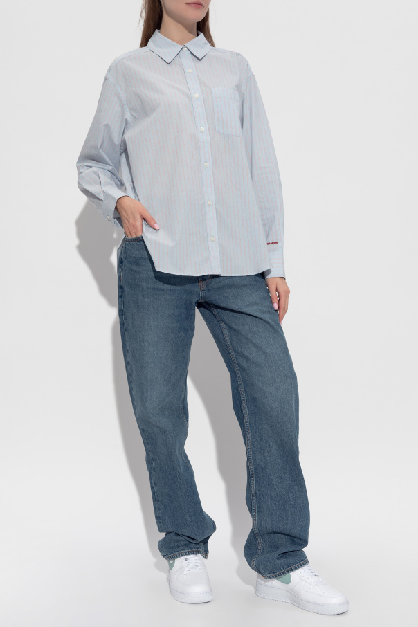 Samsøe Samsøe Hemd mit Streifenmuster „Salova“