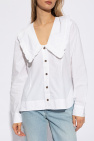 Ganni WHITE Organic cotton shirt