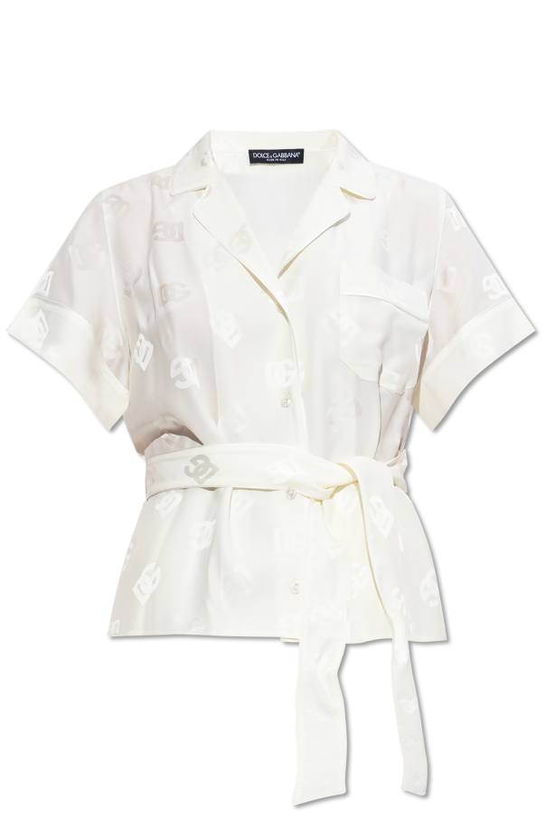 Silk short-sleeved shirt od Dolce & Gabbana