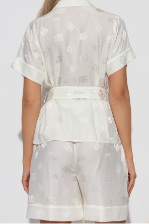 Dolce & Gabbana Seidenhemd mit kurzen Ärmeln