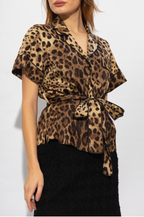 Dolce & Gabbana Silk shirt with short sleeves