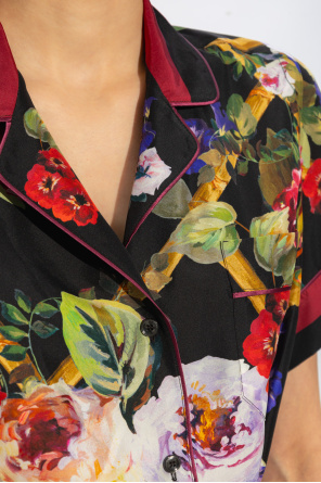 Dolce & Gabbana Portemonnaie mit Print Silk shirt