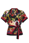 Dolce & Gabbana Kids logo embroidered sweatshirt