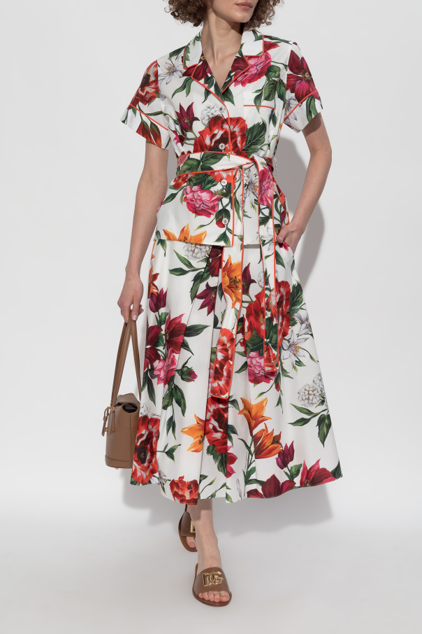 Dolce & Gabbana Camisa con estampado floral