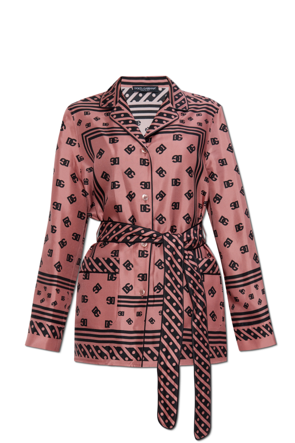 Silk shirt with belt, zdjęcie 1 Silk shirt with belt od Dolce & Gabbana