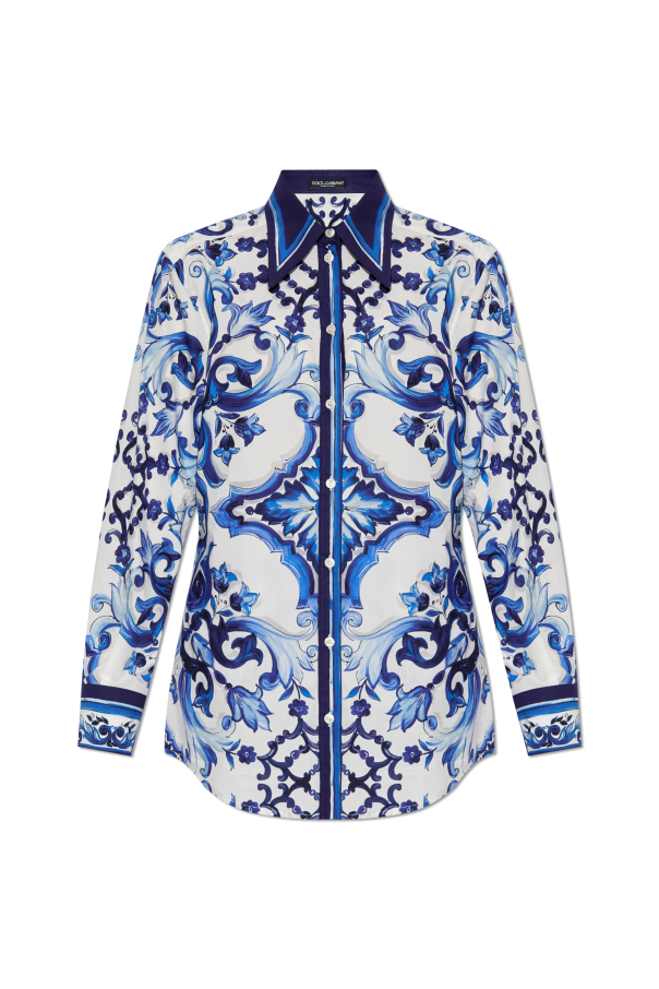 Dolce & Gabbana Shirt with majolica print