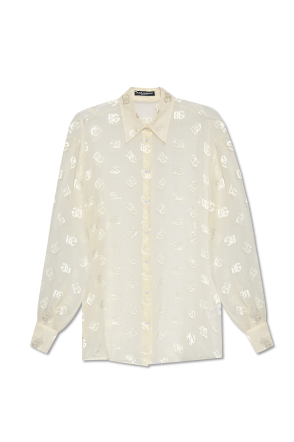 Dolce & Gabbana Transparentna koszula
