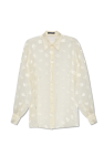 Dolce & Gabbana cream Transparent shirt