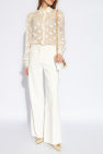 Dolce & Gabbana cream Transparent shirt
