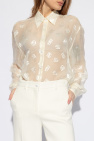 Dolce & Gabbana cream Transparent shirt
