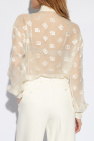 Dolce & Gabbana cream Transparent shirt