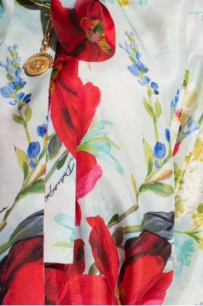Dolce & Gabbana Top z motywem kwiatowym