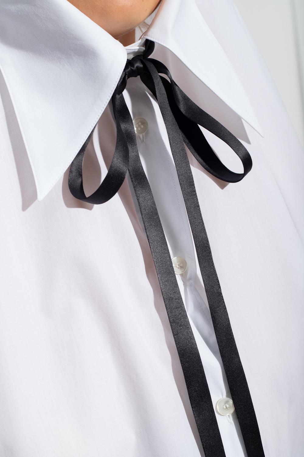 Dolce & Gabbana 'devotion' Belt Oversize shirt