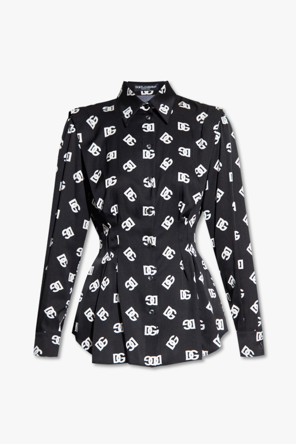 Dolce & Gabbana Silk shirt with monogram
