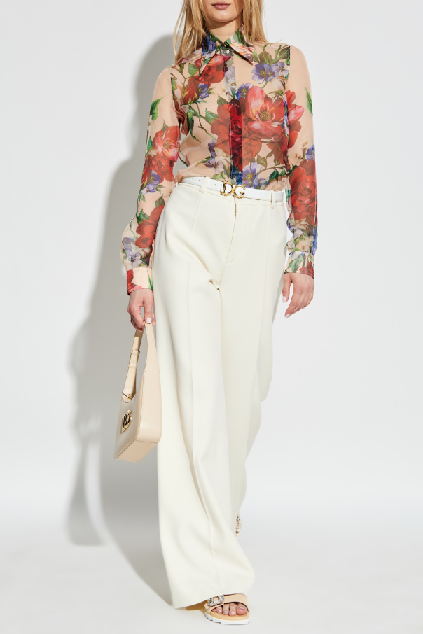 Dolce & Gabbana Jedwabna koszula