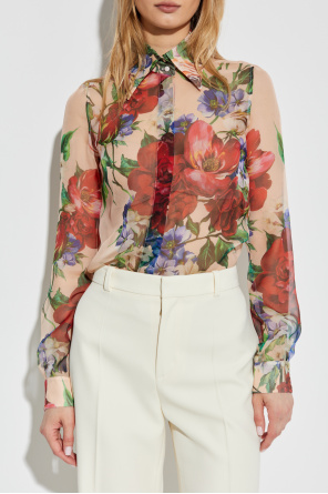 Dolce & Gabbana Jedwabna koszula