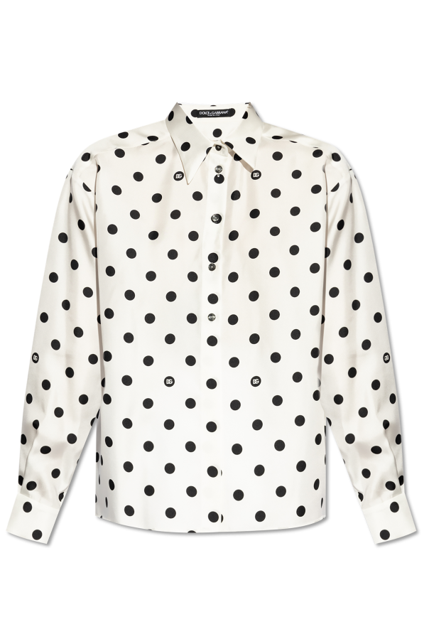 Dolce & Gabbana Polka dot pattern shirt.