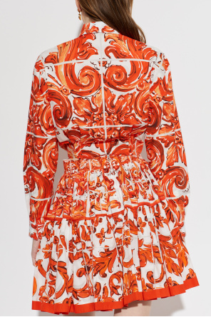 Dolce & Gabbana Top mit dem Print "Majolica"