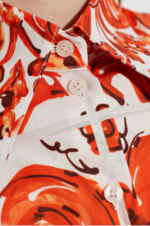 Dolce & Gabbana Top mit dem Print "Majolica"