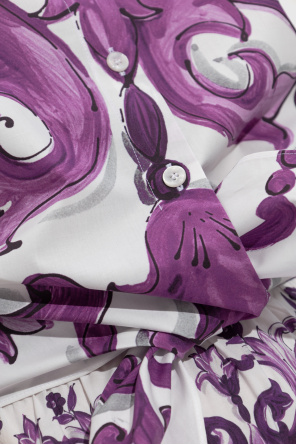 Dolce & Gabbana Top with 'Majolica' print