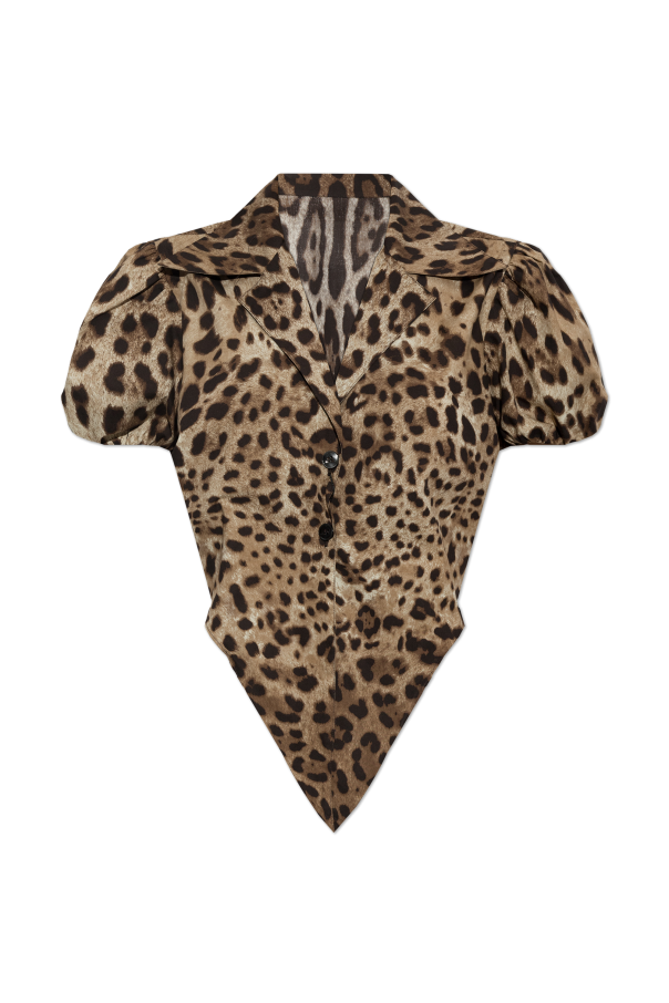 Top with an animal motif od Dolce & Gabbana