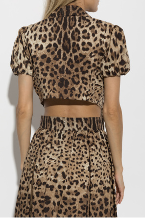Dolce & Gabbana Top with an animal motif