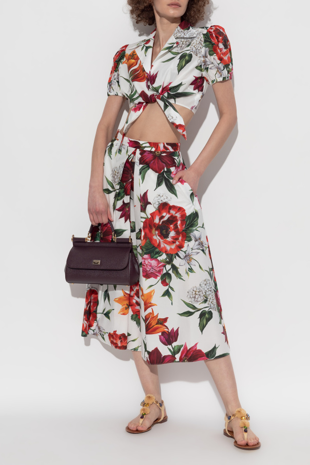 Dolce & Gabbana Top mit Blumenmuster