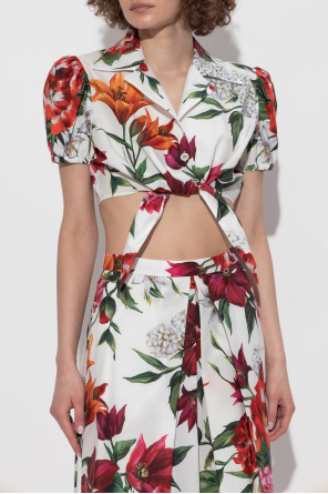 Dolce & Gabbana Top mit Blumenmuster