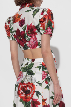 Dolce & Gabbana Top mit Blumenmuster