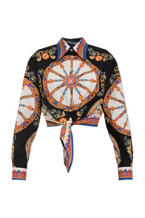 Shirt with "Carretto" print