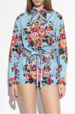 Dolce & Gabbana Hemd mit Blumenmuster