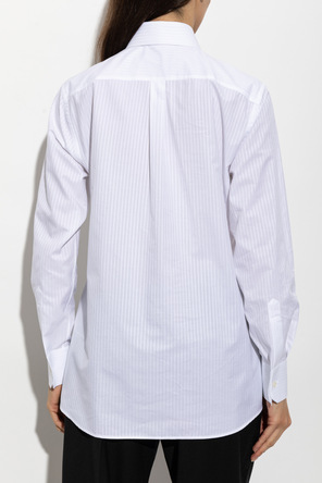 Dolce & Gabbana Camisa de algodão às riscas