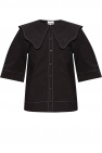 Ganni BLACK Shirt with collar