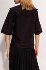 Ganni BLACK Shirt with collar