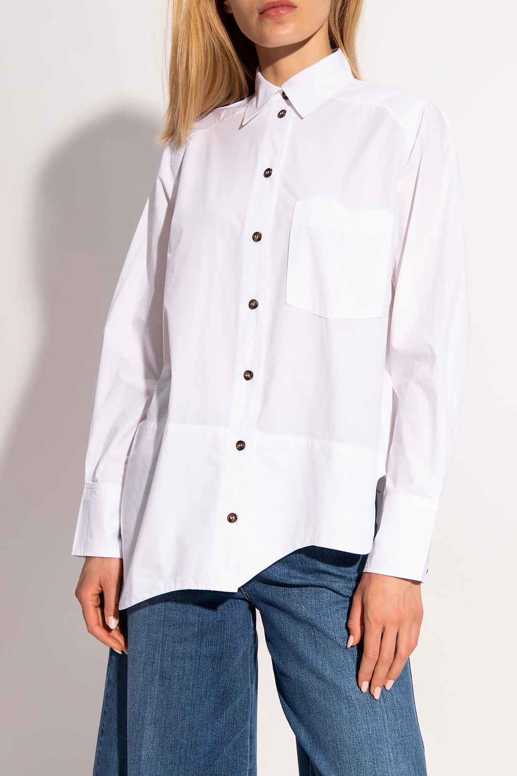 Ganni Shirt with chest pocket