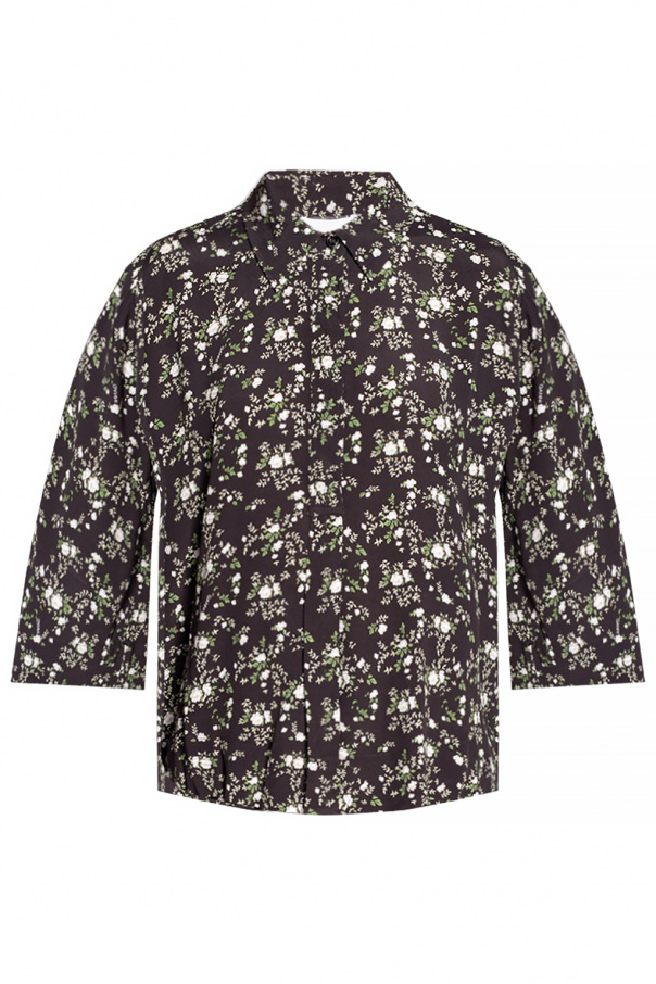 Ganni Top with floral print