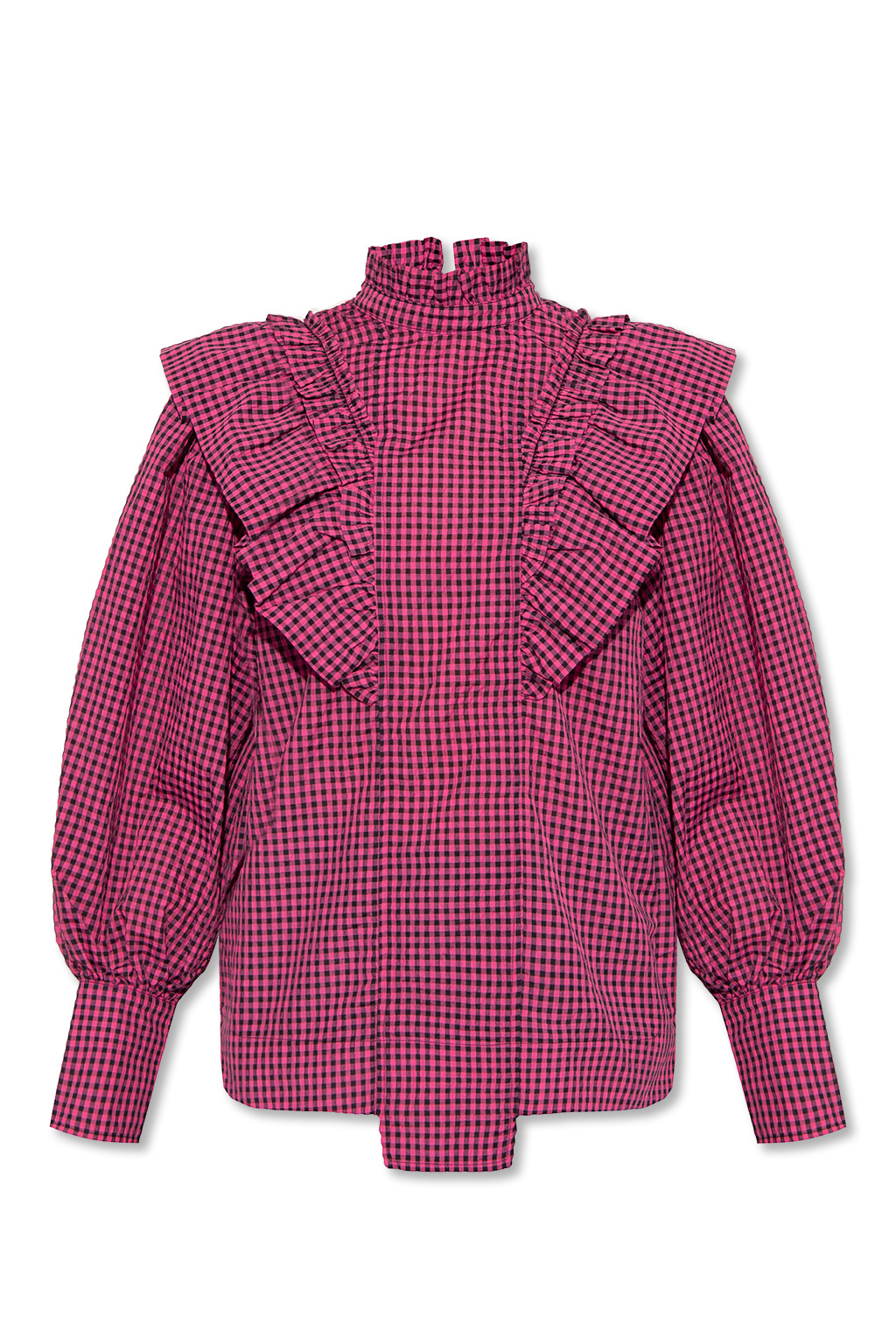 Ganni Shirt with standing collar